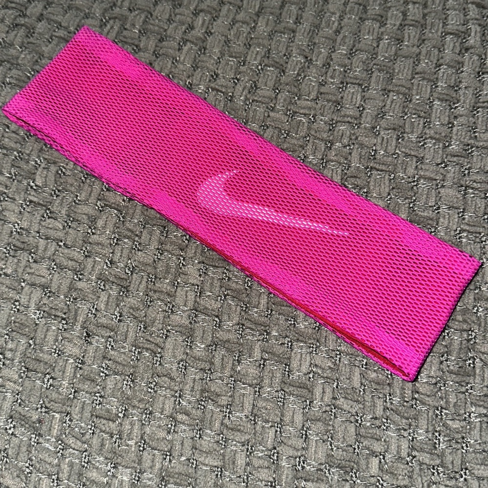 Nike pink headband